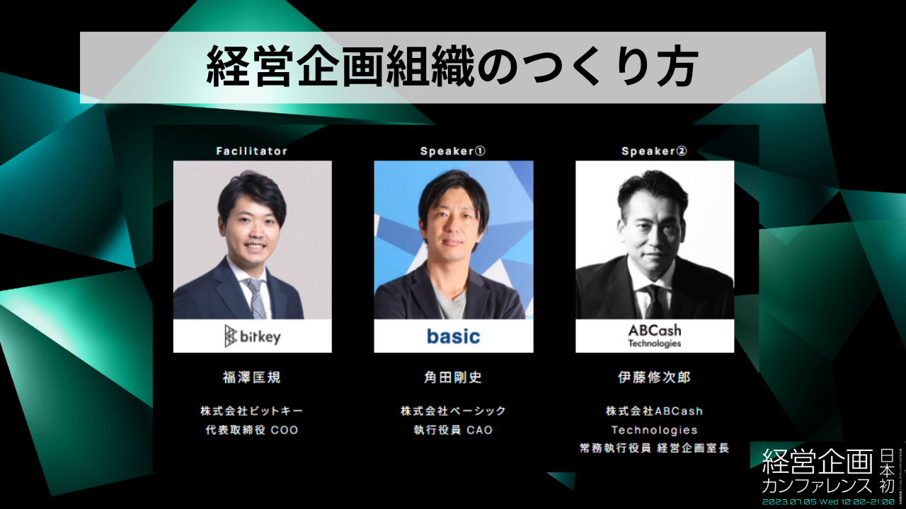 経営企画組織のつくり方